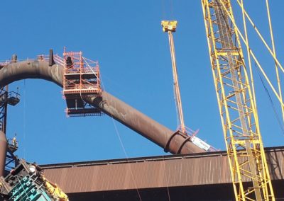 Down Comer Removal – Newcastle Mittal